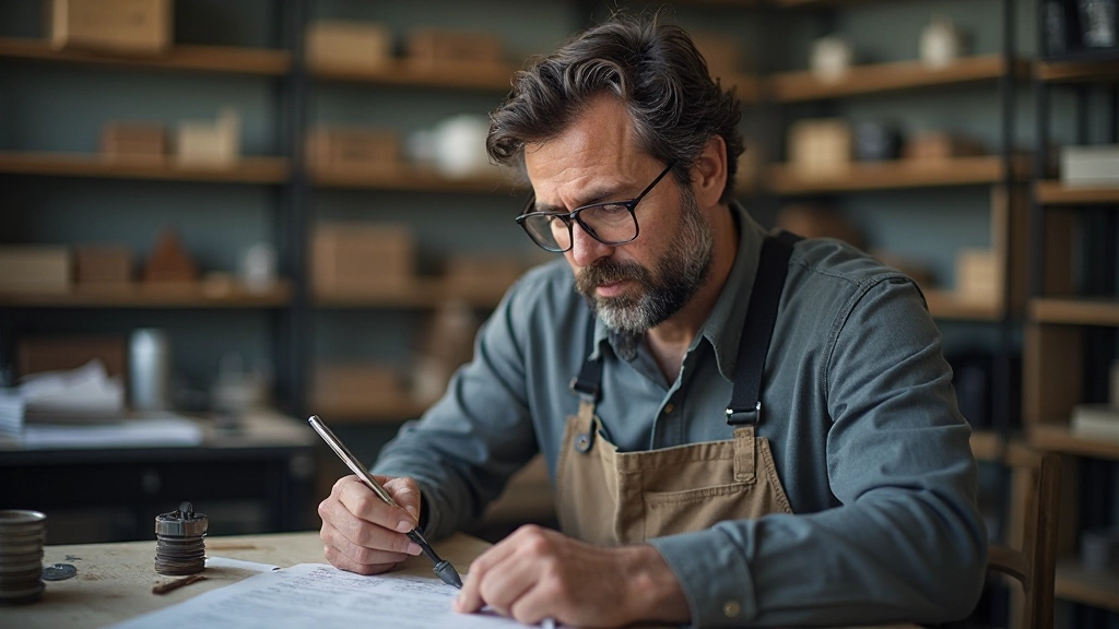 Medewerker controleert nauwkeurig details met vergrootglas en gestructureerde controlelijst